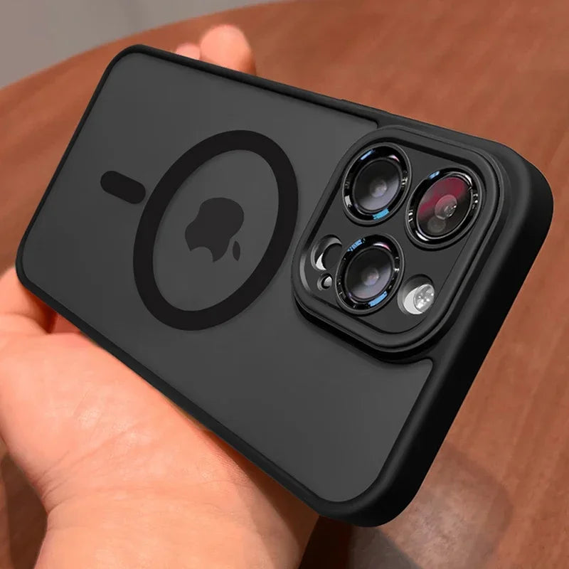 Coque Magnétique Mate Translucide – Protection Antichoc MagSafe